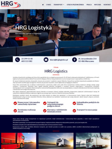 Strona www.HRGlogistics.pl