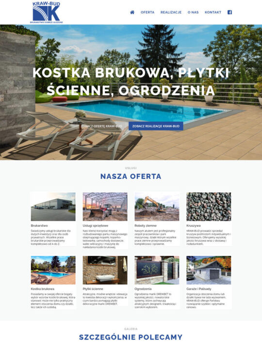 Strona internetowa www.Kraw-Bud.pl