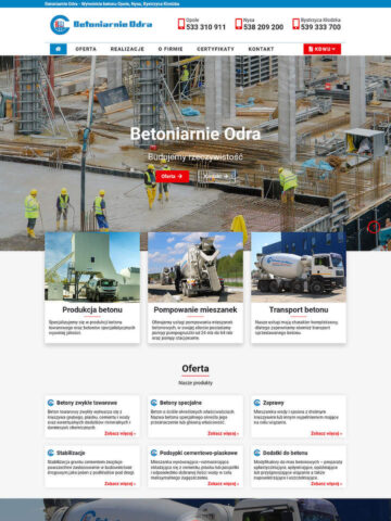 Strona www.BetoniarniaOdra.pl